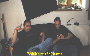 Feddich mit de Nerven